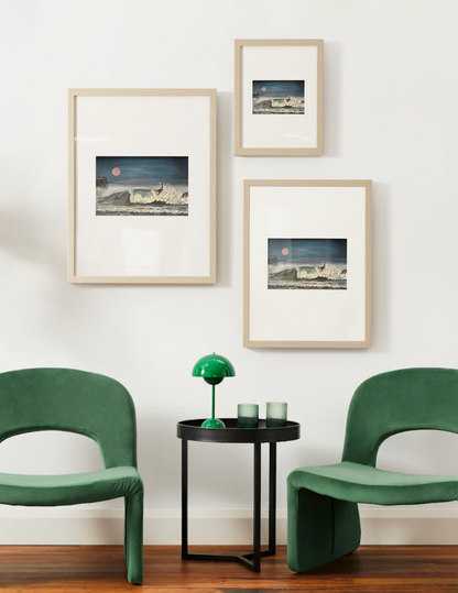 "Surfer at the Pier" Acrylic Print