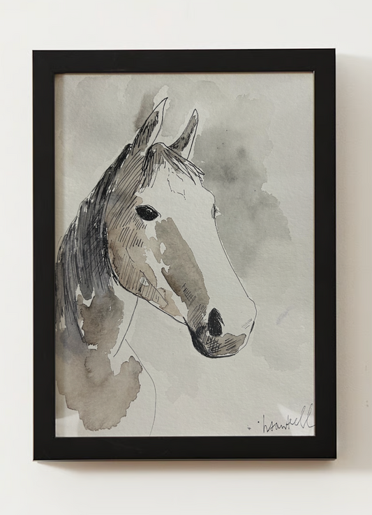 "The Horse" Watercolor Print