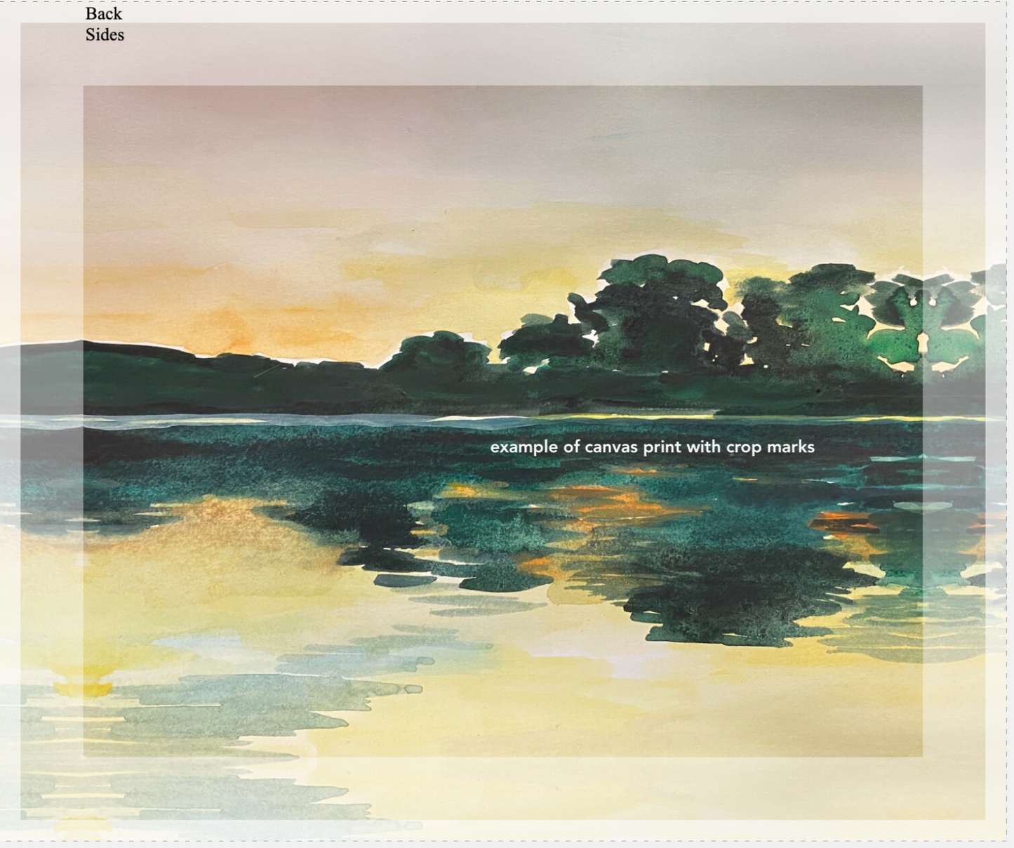 "The Lake" Watercolor Print