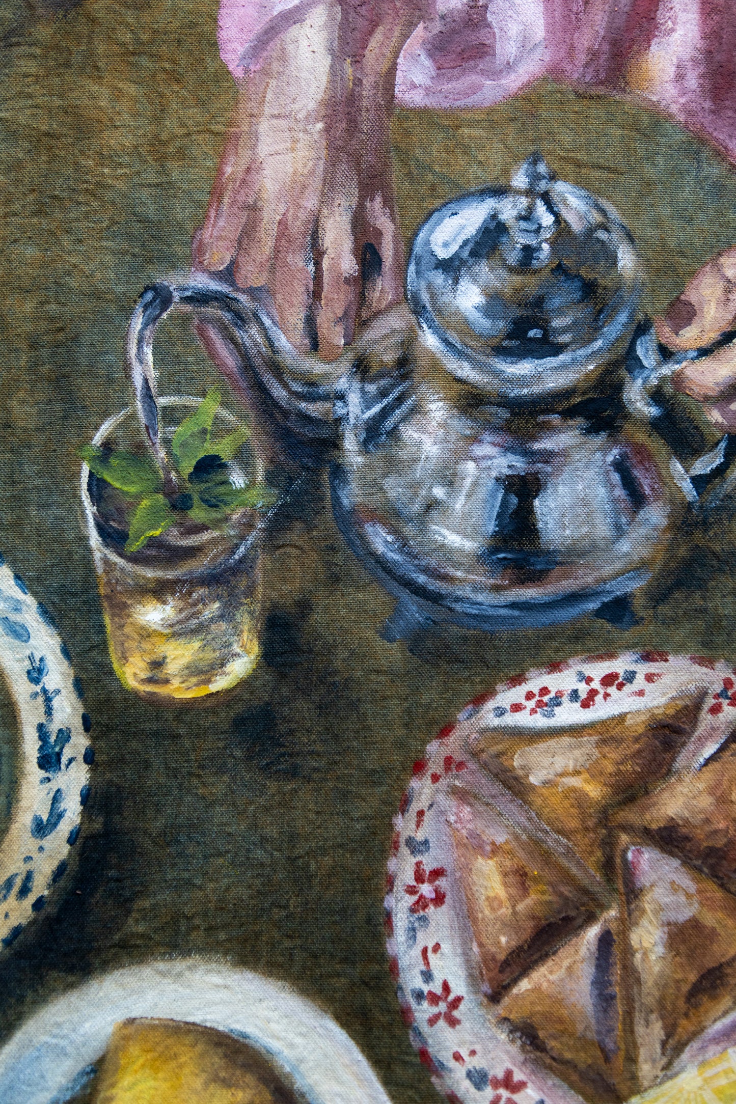 Stay a Little Longer: Original Oil Painting