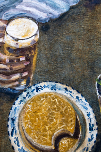 Stay a Little Longer: Original Oil Painting