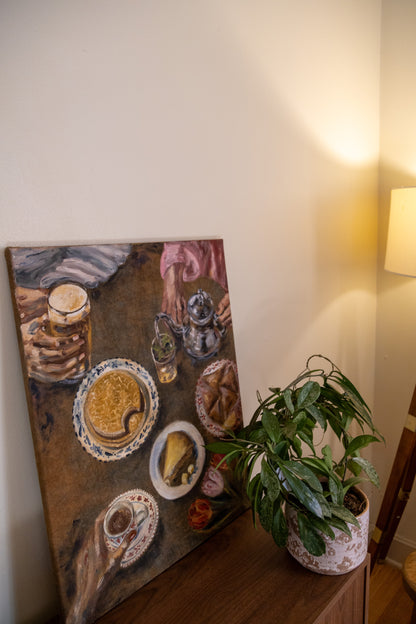 Stay a Little Longer: Original Oil Painting