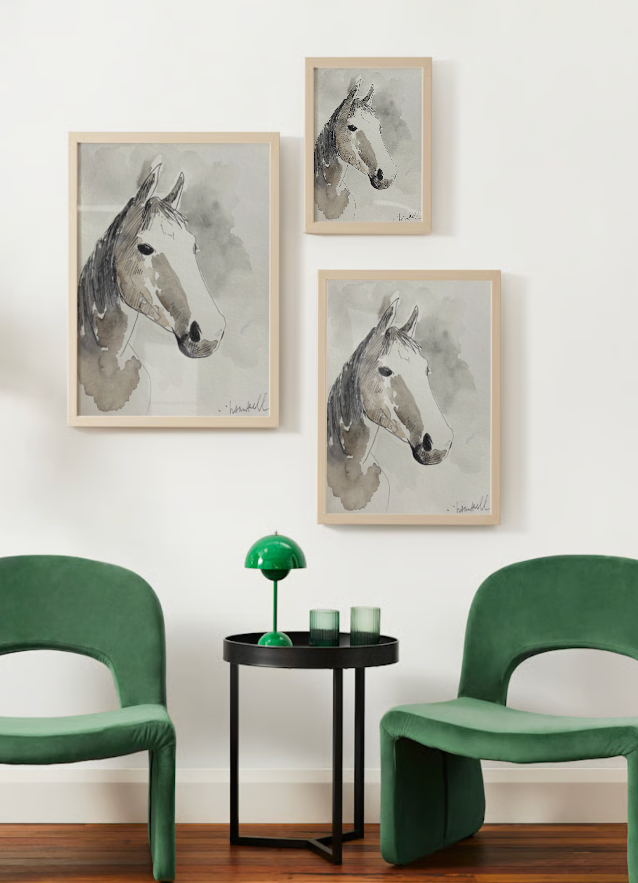 "The Horse" Watercolor Print