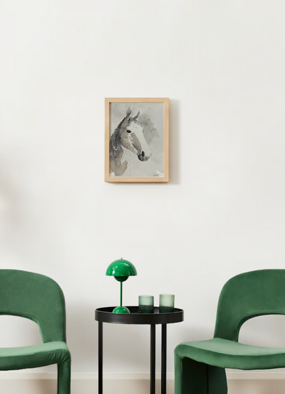 "The Horse" Watercolor Print