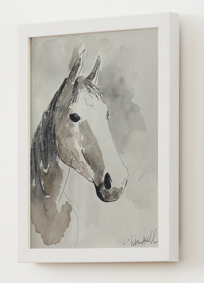 "The Horse" Watercolor Print