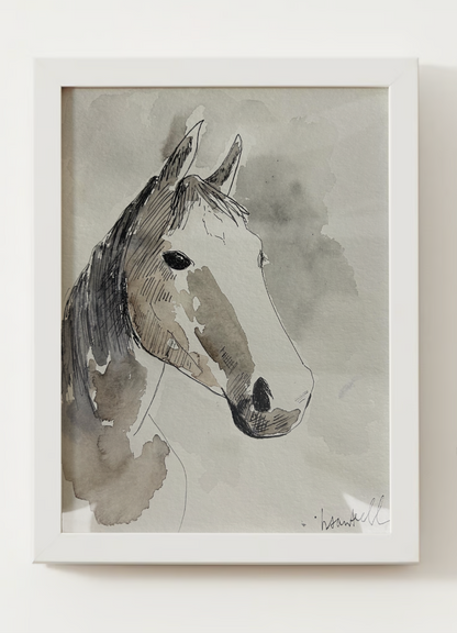 "The Horse" Watercolor Print