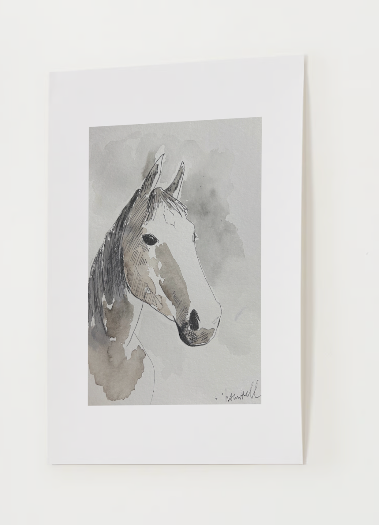 "The Horse" Watercolor Print