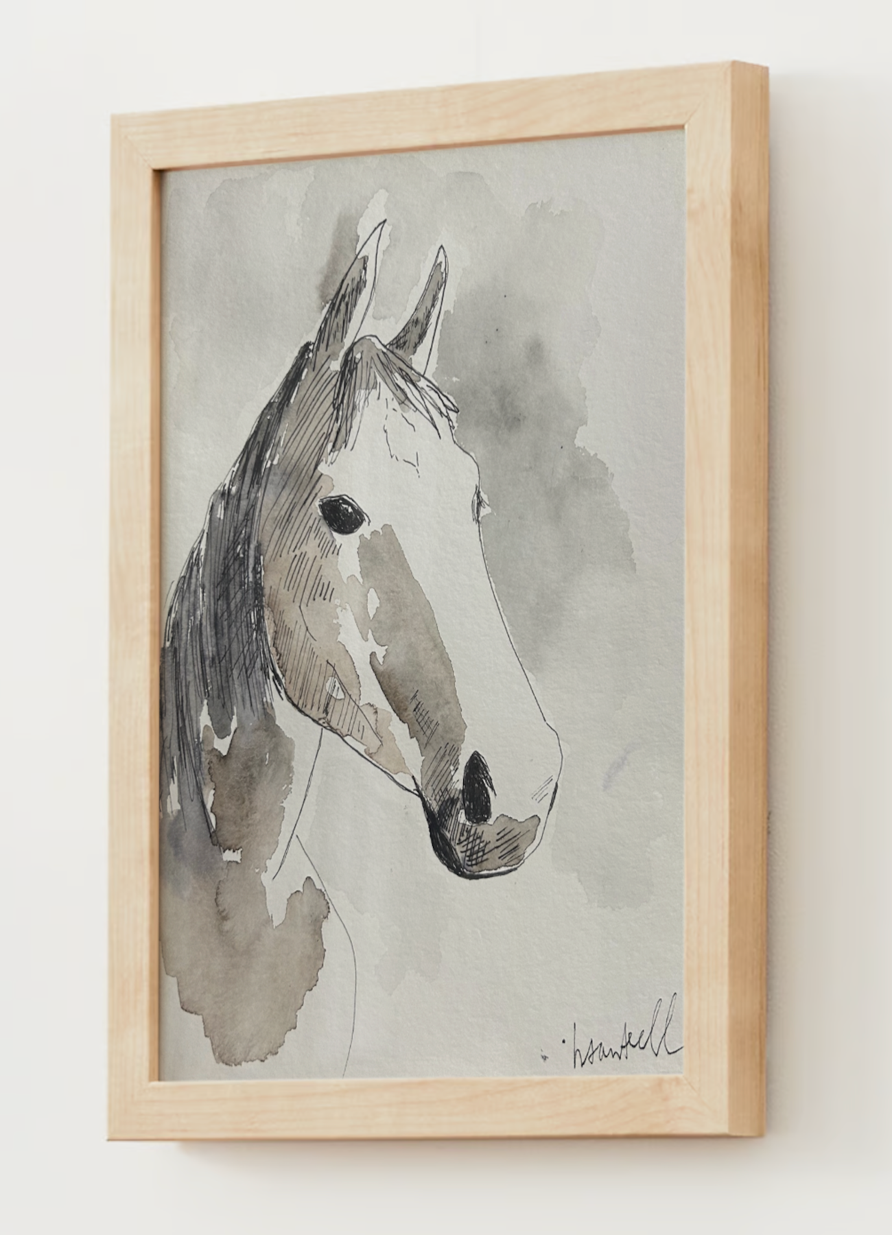"The Horse" Watercolor Print